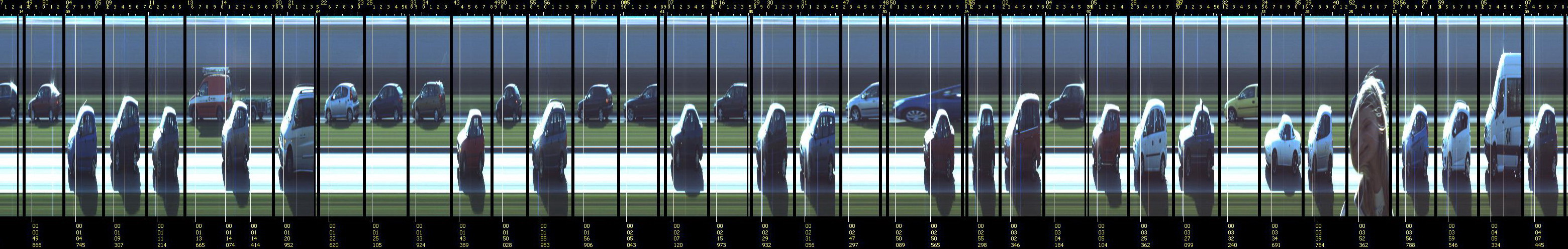 Verkeersfoto-Bosranddreef-5min_Selectie_verkeerstellen 5 minuten visuele verkeers intensiteits meting